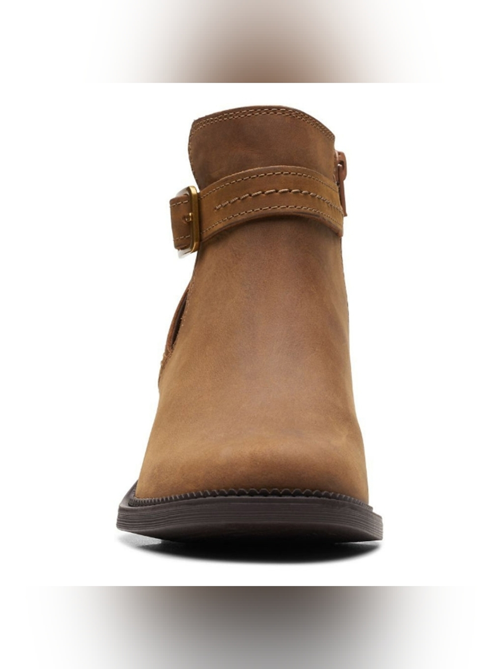 EUC Clarks Collection 8 Medium Brown Women's Maye Strap Bootie - Picture 3 of 10